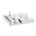CARLSEN SCACCHIERA TRASPARENTE
