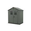 CASETTA DA GIARDINO DARWIN 6x4 CON FINESTRA FRONTALE VERDE