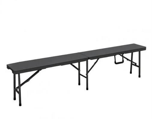 PANCA POLIETILENE CATERING PIEGHEVOLE CM 180x25x43 ANTRACITE