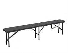 PANCA POLIETILENE CATERING PIEGHEVOLE CM 180x25x43 ANTRACITE