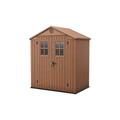 CASETTA DARWIN 6x4 CON FINESTRA FRONTALE MARRONE