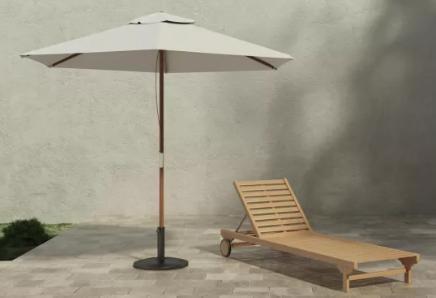 OMBRELLONE ACCIAIO CALIFORNIA EASY UP 2.4MT BEIGE