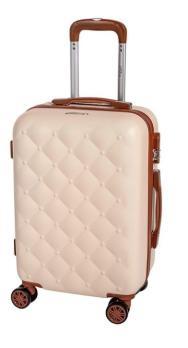 TROLLEY BERLINO BEIGE/MARRONE MEDIA