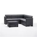 SET NEBRASKA 3 POSTI CORNER GRAPHITE
