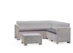 SET NEBRASKA 3 POSTI CORNER BIANCO
