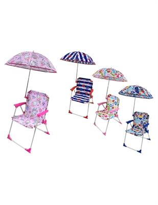 SEDIA C/OMBELLINO BIMBO 37X25X52CM 4 ASS.