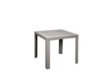 TAVOLO SATURNO 80x80 TORTORA