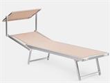 LETTINO STABILIMENTO 189X61X38CM BEIGE