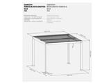 PERGOLA PALMAS 3X4 ANTRACITE