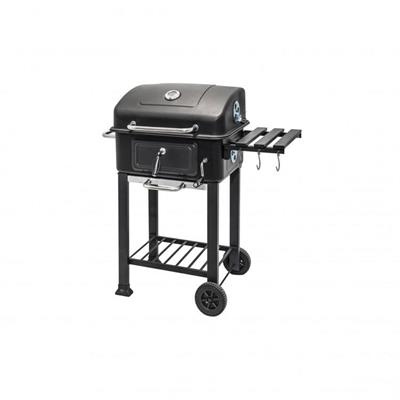 BARBECUE RETTANGOLARE CON MENSOLA LATERALE 98X60X102CM