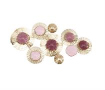 WALL DECO 3D FLAIR METALLO 63x33 ORO/ROSA