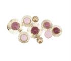 WALL DECO 3D FLAIR METALLO 63x33 ORO/ROSA