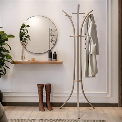 APPENDIABITI REED IN METALLO TORTORA 40X59X184CM