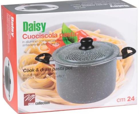CUOCI E SCOLA DASY Ø24CM ALLUMINIO ANTIADERENTE GRIGIO