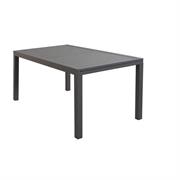 TAVOLO ALLUNGABILE 160/240X90XH.75CM GRIGIO CON OTTO SEDIE