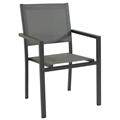 TAVOLO ALLUNGABILE 160/240X90XH.75CM GRIGIO CON OTTO SEDIE
