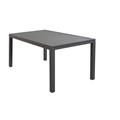 TAVOLO ALLUNGABILE 160/240X90XH.75CM GRIGIO CON OTTO SEDIE