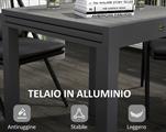 TAVOLO ALLUNGABILE CARDIFF GRIGIO 90/180X90X75CM