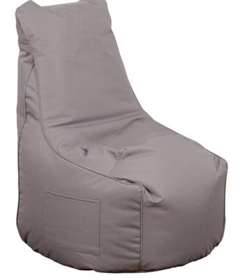POLTRONA SACCO LAYLA IN NYLON+PVC GRIGIO 65X65X95CM