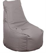 POLTRONA SACCO LAYLA IN NYLON+PVC GRIGIO 65X65X95CM