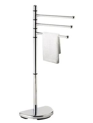 PIANTANA PORTASALVIETTE IBISCO ACCIAIO 3 BRACCI