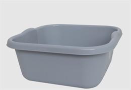 BACINELLA QUADRATA 14LT GRIGIO
