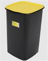 PATTUMIERA RIC.PLASTICA GIALLA 50.LT