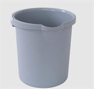 SECCHIO TONDO 12LT GRIGIO