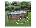 PISCINA CON TALAIO OBLO' RATTAN CM427X250 H100 -56714