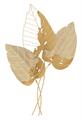 PANNELLO IN FERRO AUTUMN LEAF GOLD CM 53X4X84,5