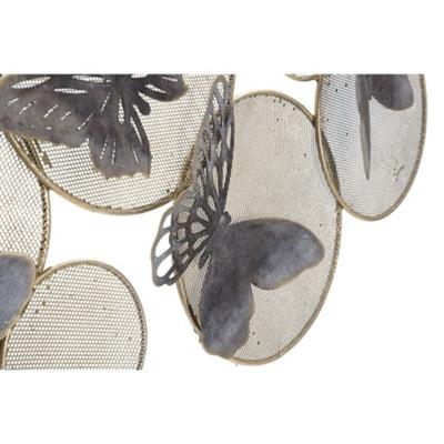 PANNELLO IN FERRO BUTTERFLY DARK 66X5X38CM