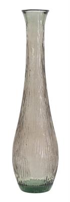 VASO JARRON ARABE VETRO RICICLATO MARRONE Ø25X99CM