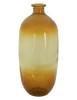 VASO BOTELLA NAPOLES VETRO RICICLATO ARANCIONE Ø16X38CM