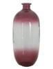 VASO BOTELLA NAPOLES VETRO RICICLATO ROSSO Ø19X45CM