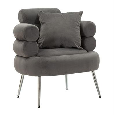 POLTRONA SILVERY PLUS C/CUSCINO 78X68X85CM