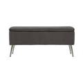 PANCA C/CONTENITORE SILVERY 112X42X50CM