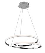SOSPENSIONE MALENA IN METALLO E ALLUMINIO CROMO C/LED INTEGRATO