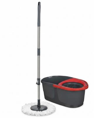 SECCHIO C/MOP ROTANTE NERO 13LT C&CL