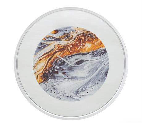 OROLOGIO DA MURO MIRROR GREY Ø 60x5