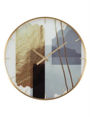 OROLOGIO GLASS MOTIF  cm. Ø 60x5