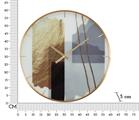 OROLOGIO GLASS MOTIF  cm. Ø 60x5