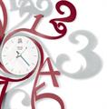 OROLOGIO STEP ALLUMINIO/BORDEAUX