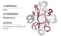 OROLOGIO STEP ALLUMINIO/BORDEAUX