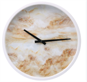 OROLOGIO TONDO METALLO BIANCO Ø30X6CM