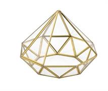 TERRARIUM PORTAPIANTA VETRO/METALLICO 120x12x160