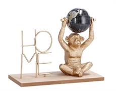 DECORAZIONE RESINA + MAPPAMPONDO 20x9x16.5h.