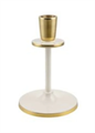P/CANDELA ALLUMINIO AVORIO H150 D100
