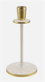 P/CANDELA ALLUMINIO AVORIO H200 D100