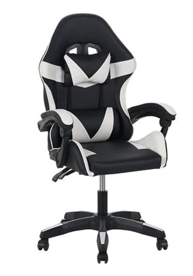 SEDIA GAMING NIGELLA BICOLOR BIANCO/NERO