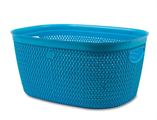 INTRECCIO CESTA M - BLU AVION